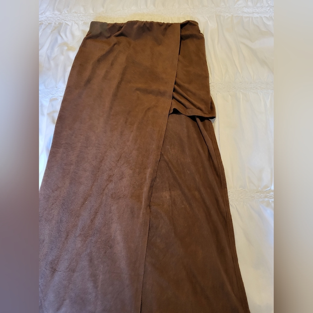 Brown Maxi Skirt